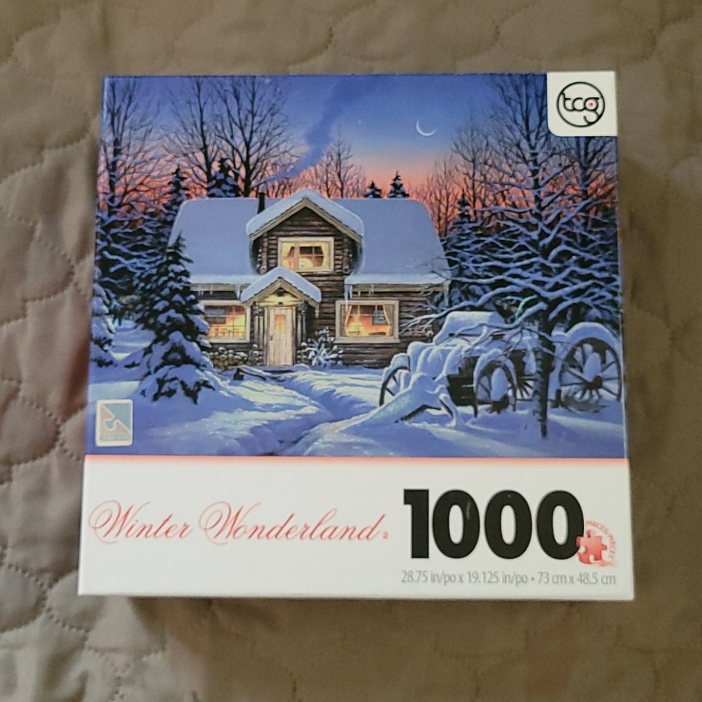 1000 Pcs Puzzle - Winter Wonderland -- New